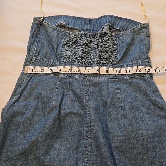 We the Free Strapless y2k Denim Dress 2 - Picture 3 of 10